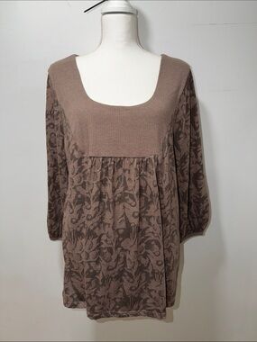 Old Navy Vintage Y2K 90s Floral Square Neck Flowy Top‎ Size XL Retro BRATZ Girly
